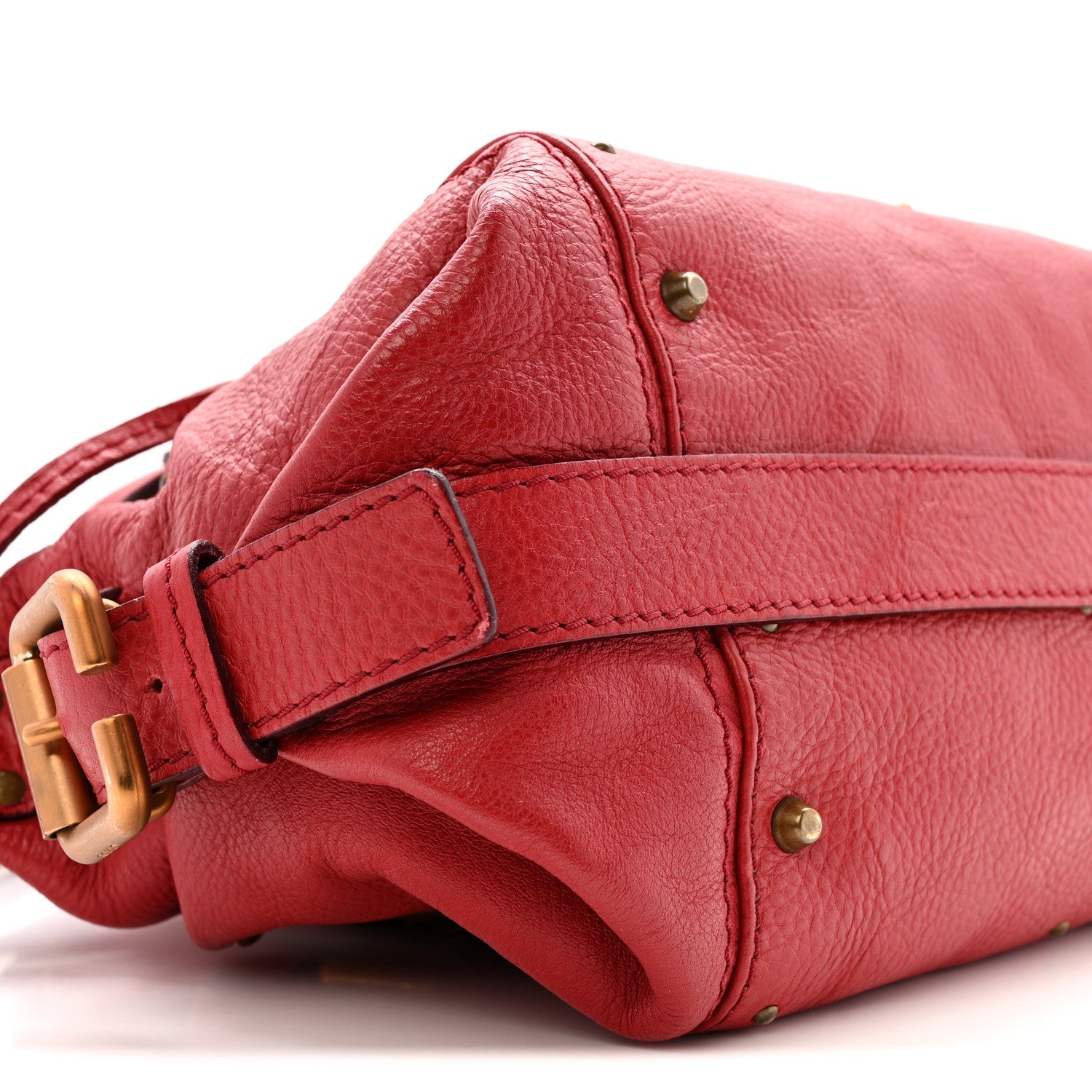 Calfskin Medium Paddington Satchel Rouge
