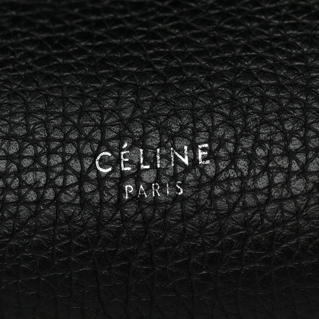 Supple Grained Calfskin Small Big Bag Black