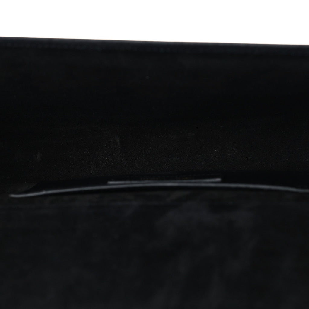 Grain De Poudre Monogram Cassandre Clutch Black