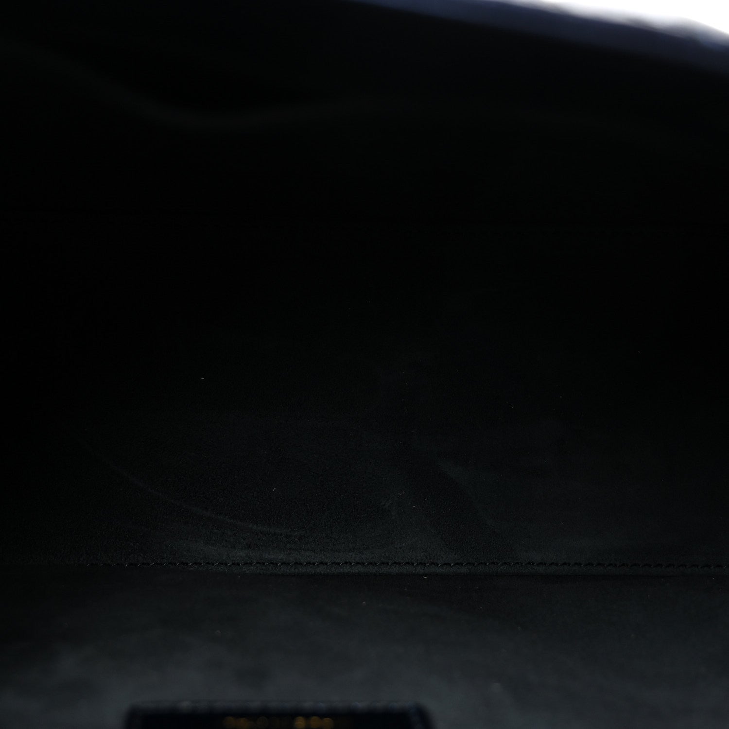 Metallic Calfskin Cannage Medium Lady Dior Blue