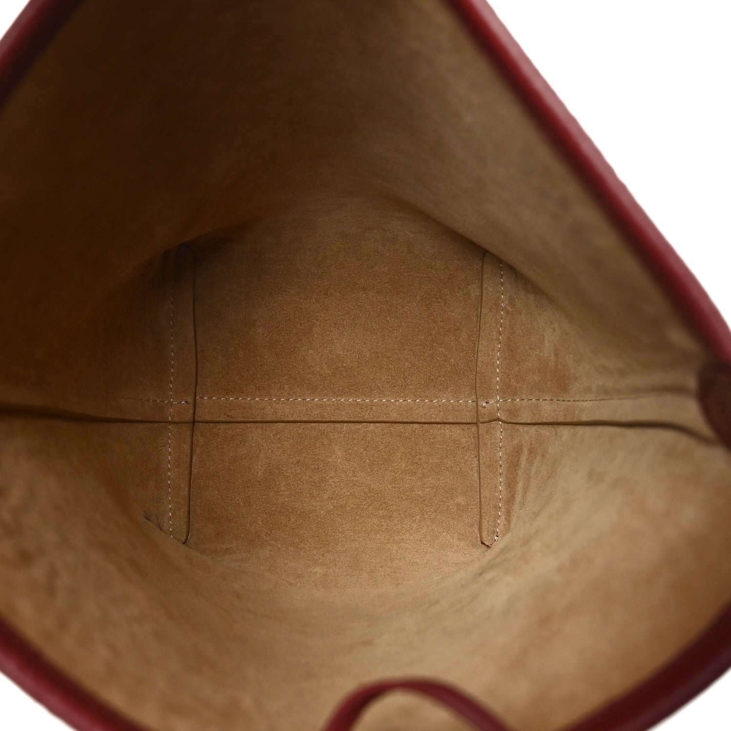 Grained Calfskin Small N/S Park Tote Terracotta