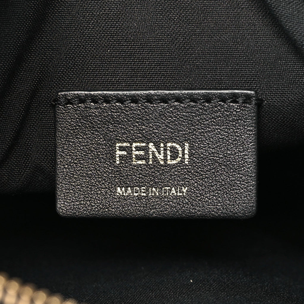 Vitello Century Bi-Color FF 1974 Embossed Mini Camera Case Maya Black