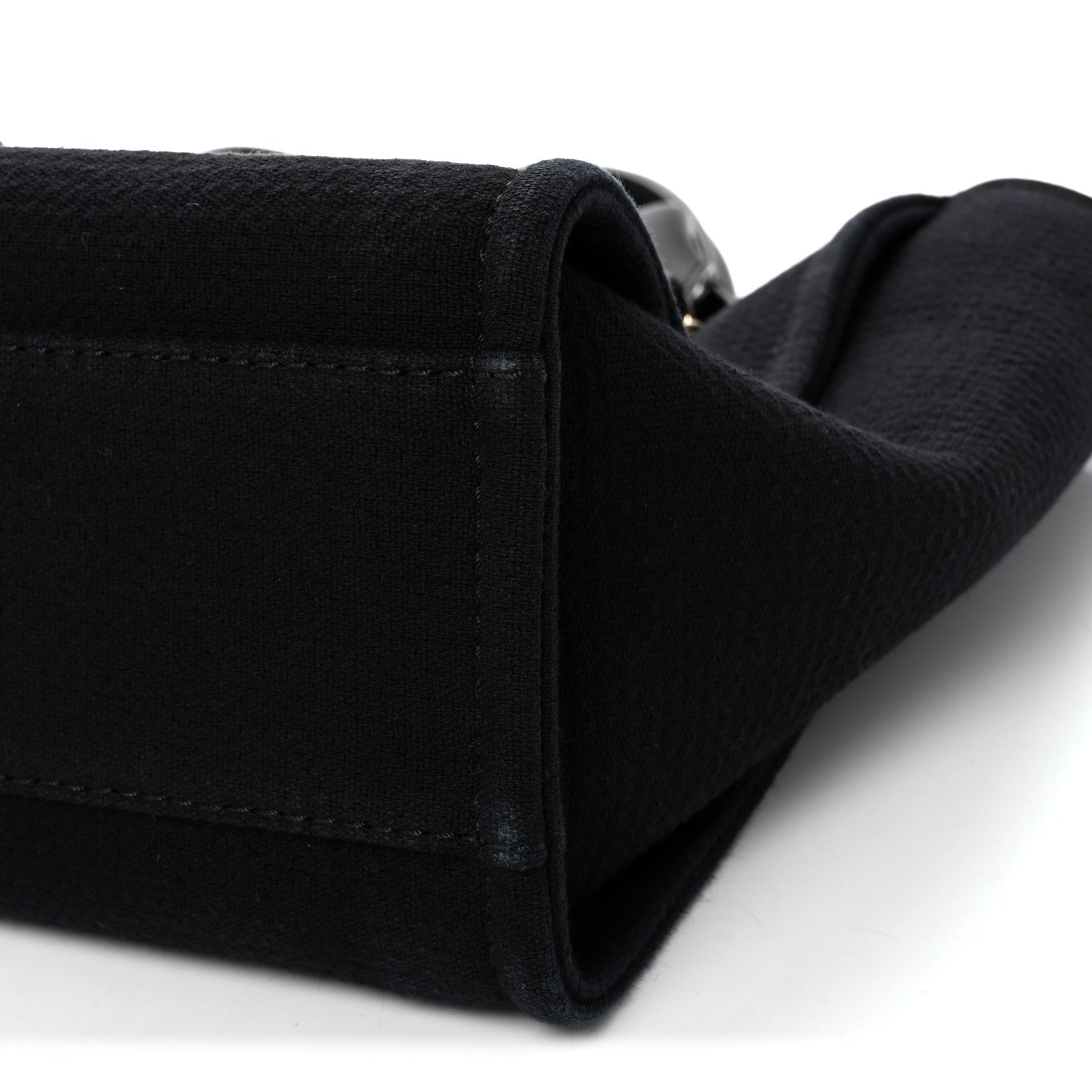 Mixed Fibers Small Deauville Tote Black