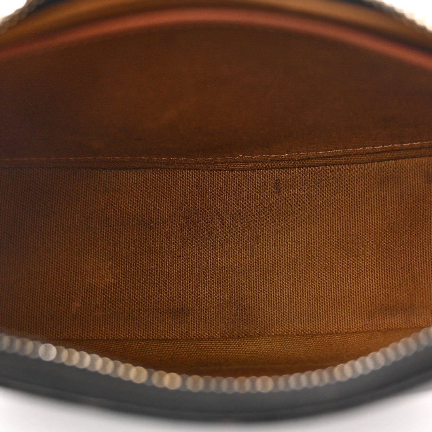 Triomphe Canvas Calfskin Ava Shoulder Bag Tan