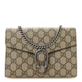 GG Supreme Monogram Mini Dionysus Chain Wallet