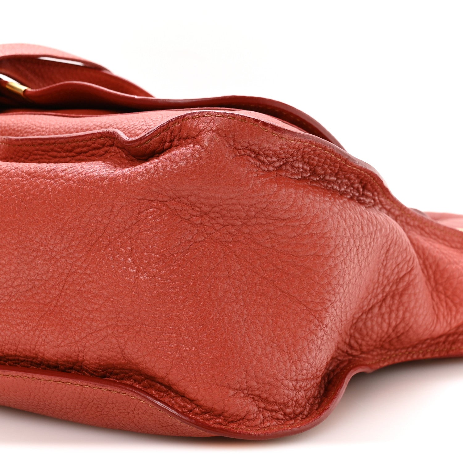 Calfskin Large Marcie Satchel Maple Leaf
