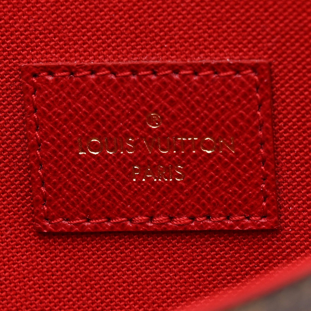 Damier Ebene Pochette Felicie Chain Wallet