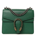 Calfskin Mini Dionysus Shoulder Bag Emerald