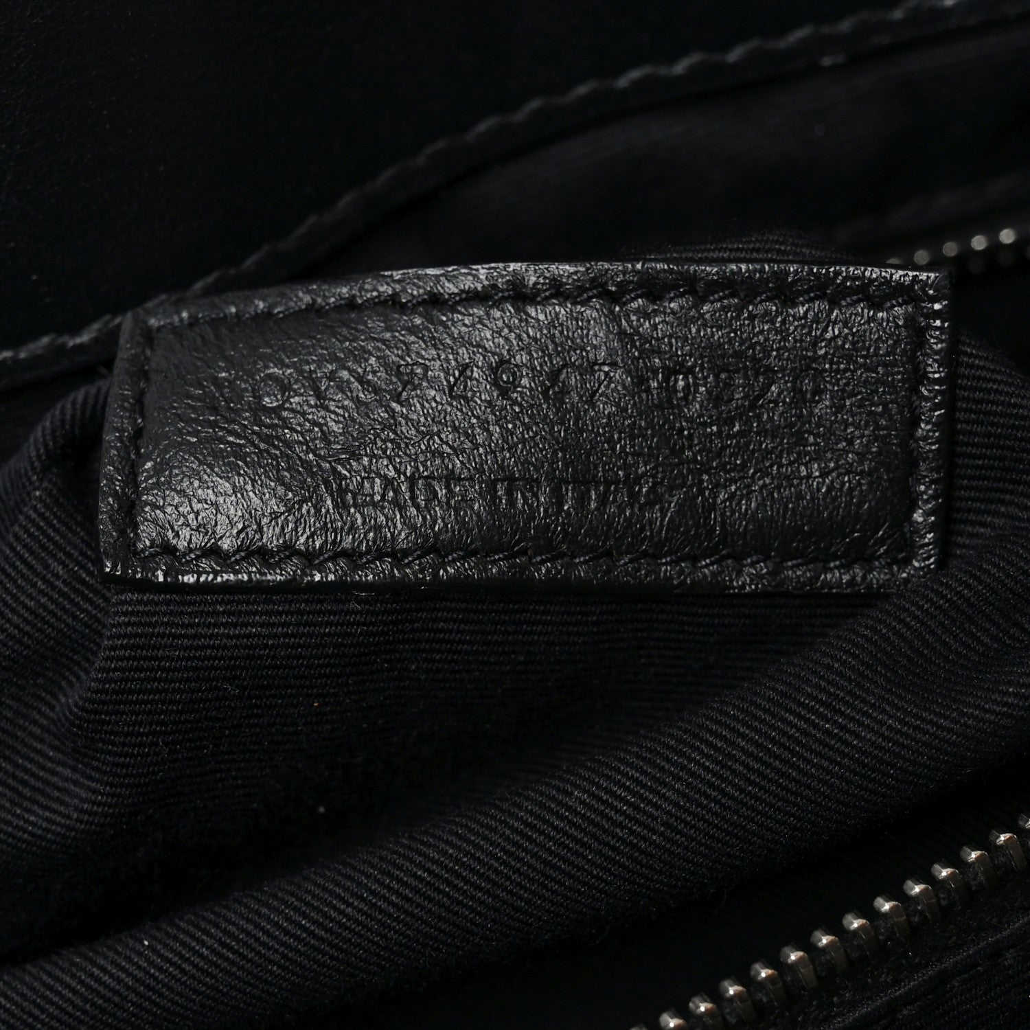 Calfskin Y Quilted Monogram Large Loulou Chain Satchel Black