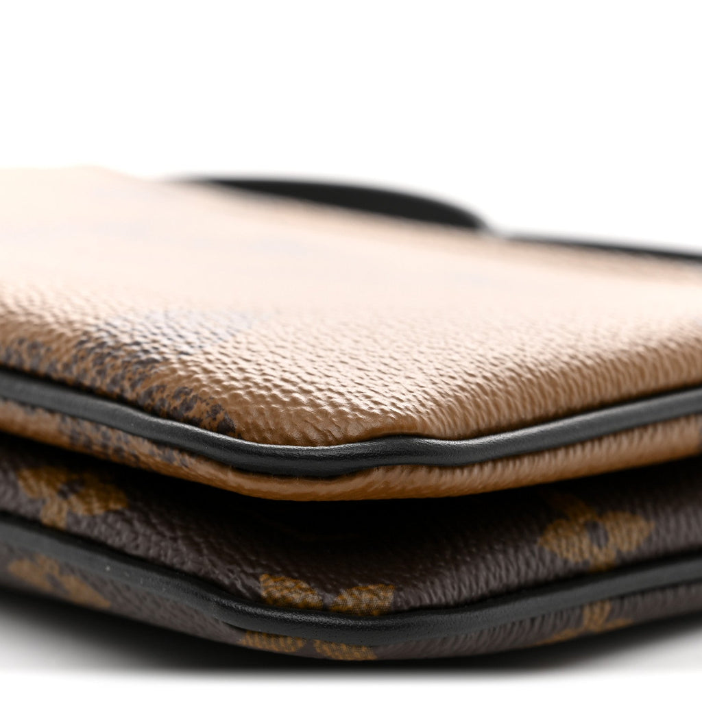 Reverse Monogram Giant Double Zip Pochette
