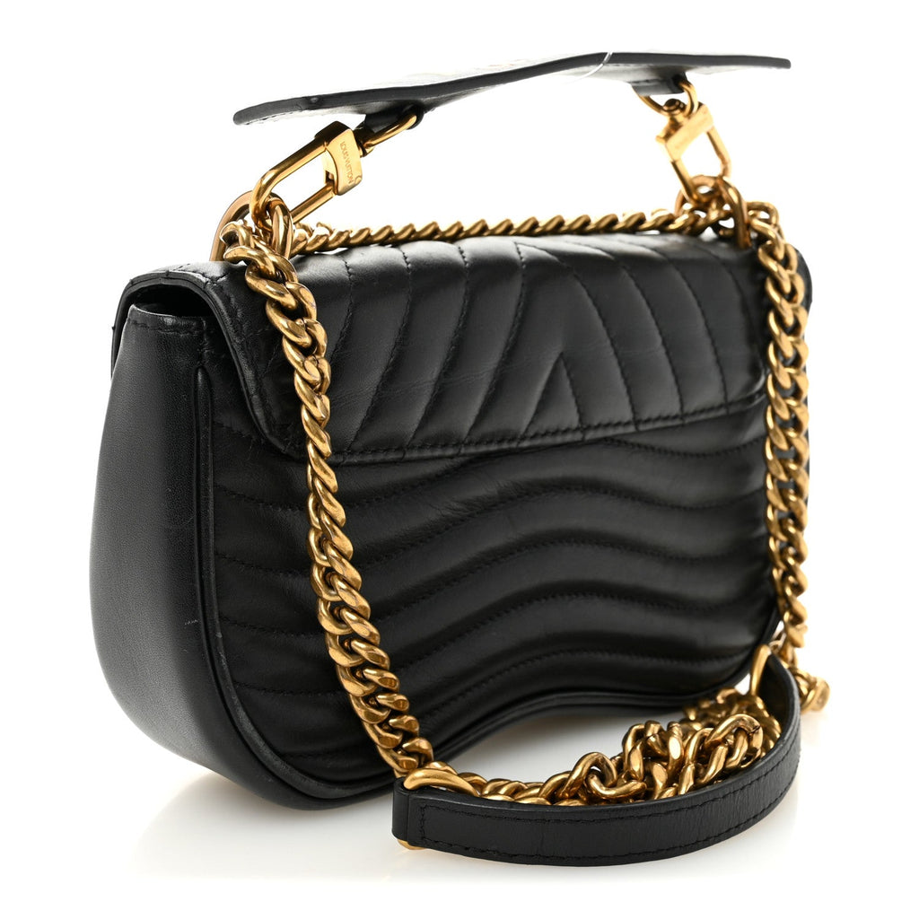 Calfskin New Wave Chain MM Black
