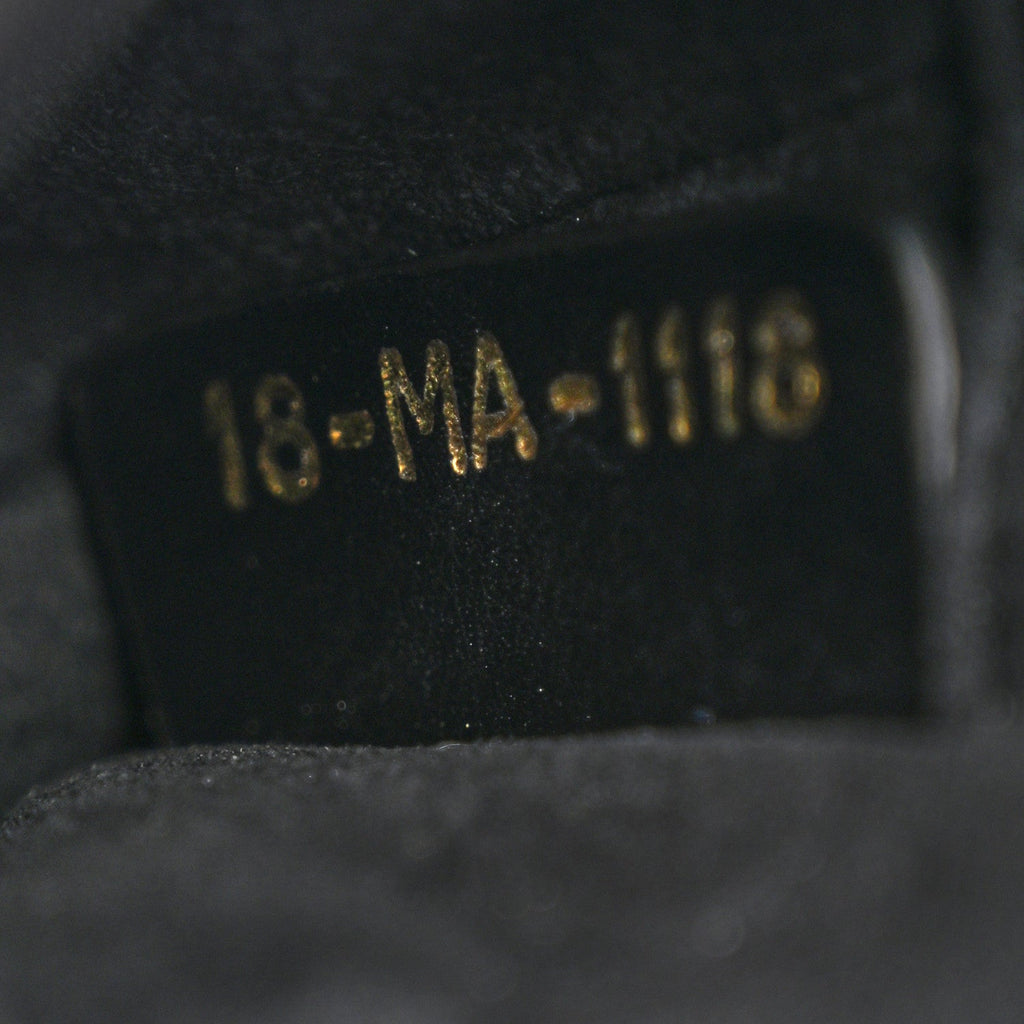 Calfskin Mini Saddle Bag Black