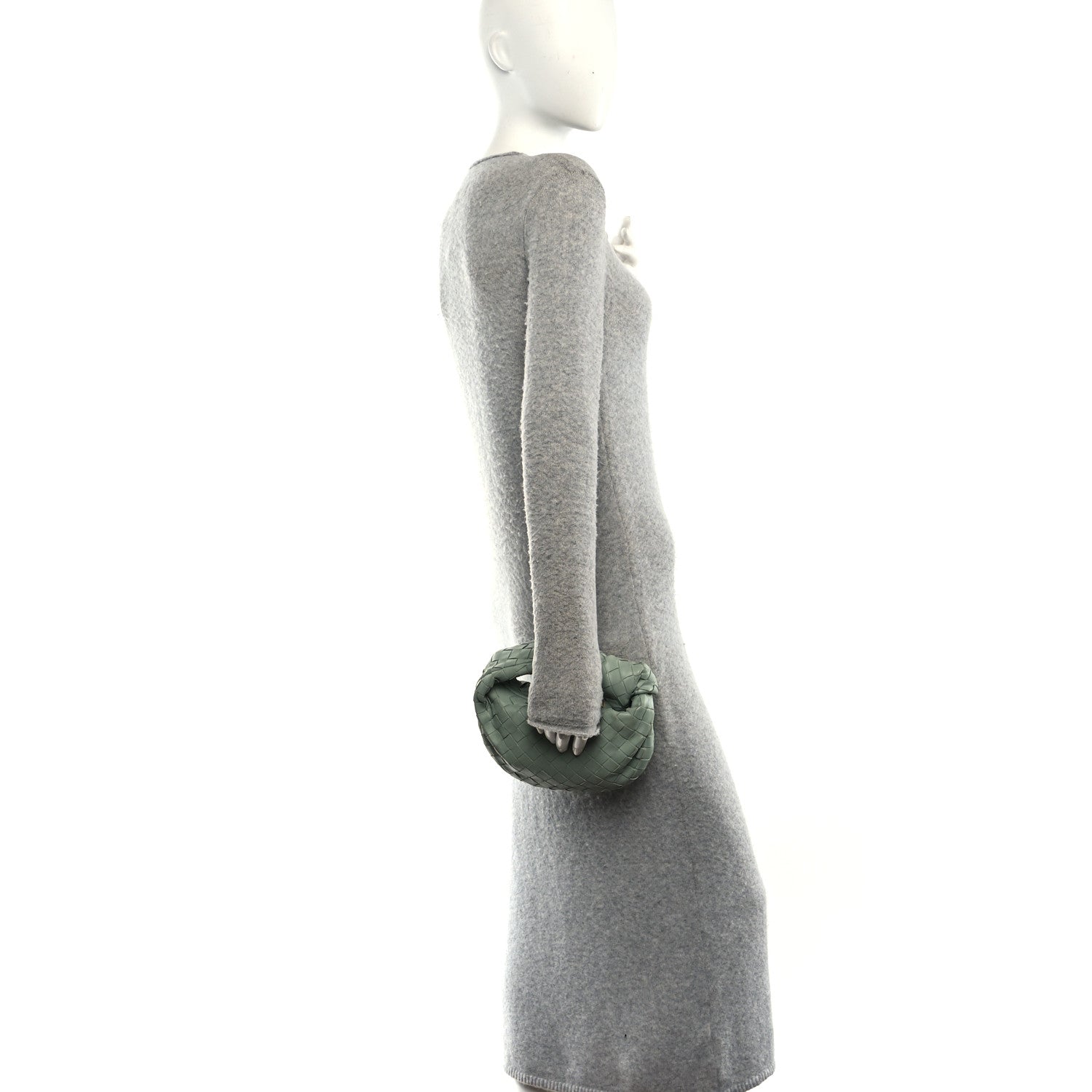 Nappa Intrecciato Mini Jodie New Sauge