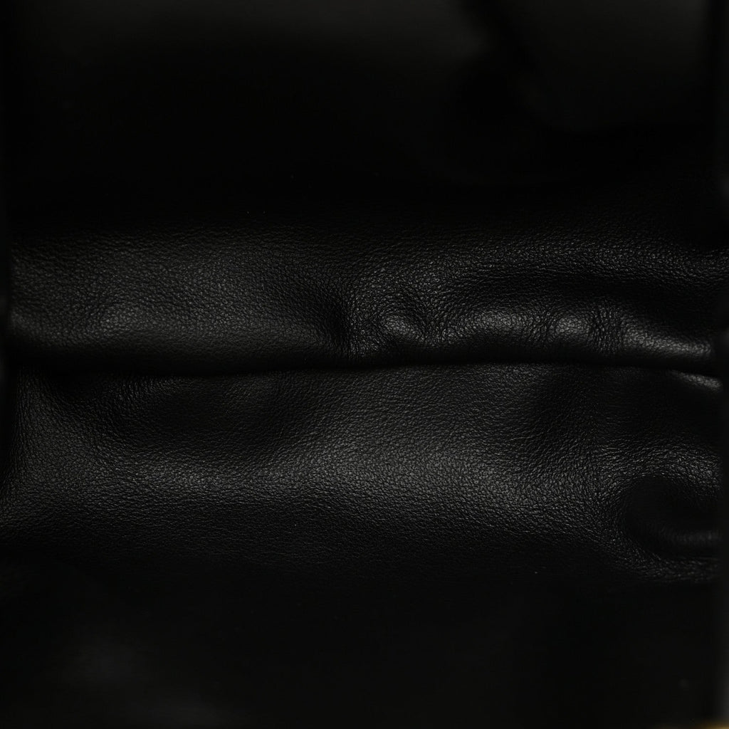 Metallic Bark Calfskin The Mini Pouch Gold