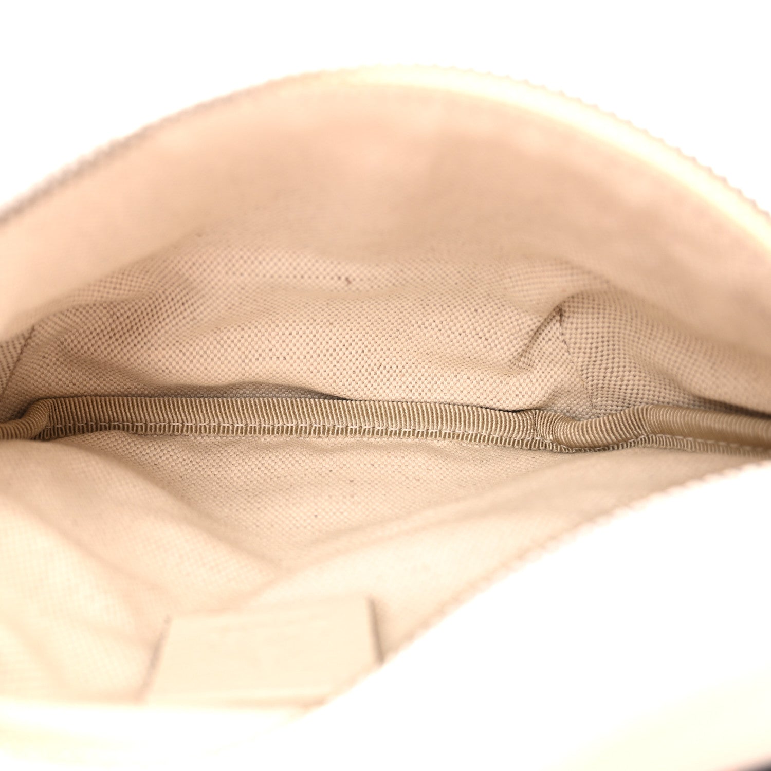 Grained Calfskin Small Logo Belt Bag White