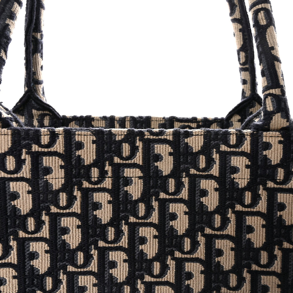 Oblique Large Book Tote Blue Multicolor