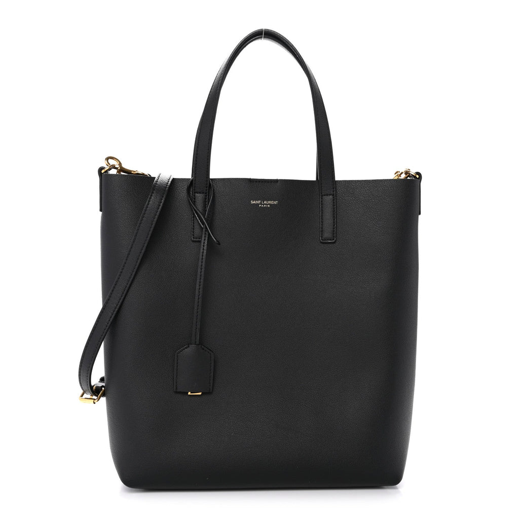 Calfskin Toy Shopping Tote Black