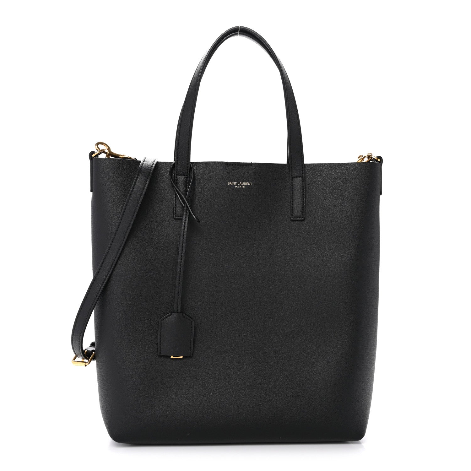 Calfskin Toy Shopping Tote Black