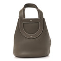 Taurillon Clemence Swift In-The-Loop 18 Bag Etoupe
