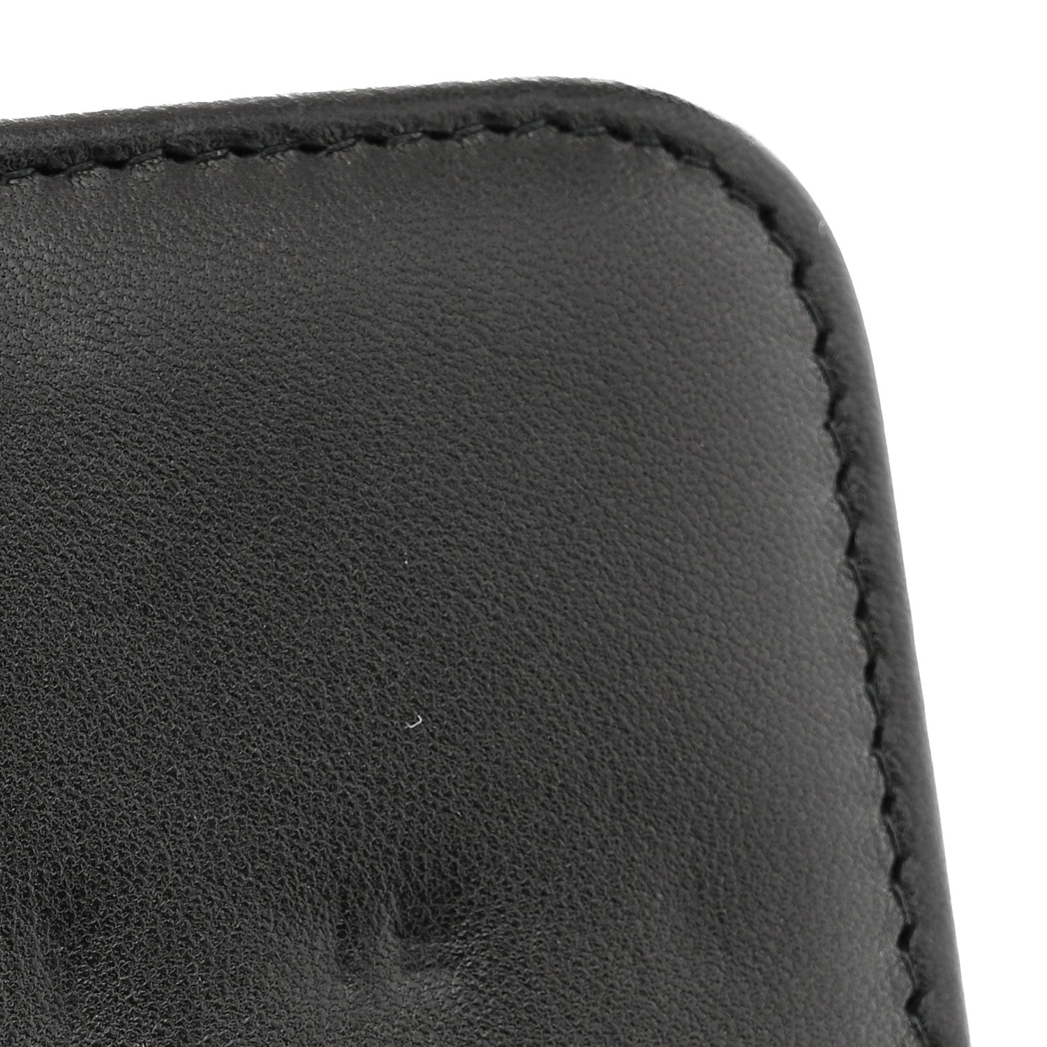 Velvet Pearl Diamond Embellished Wallet On Chain WOC Black