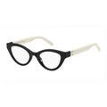 Marc Jacobs Eyeglasses Cat Eye Full Rim, Grey/Black Frame and Clear Demo Lenses Lens MARC6510R6S00