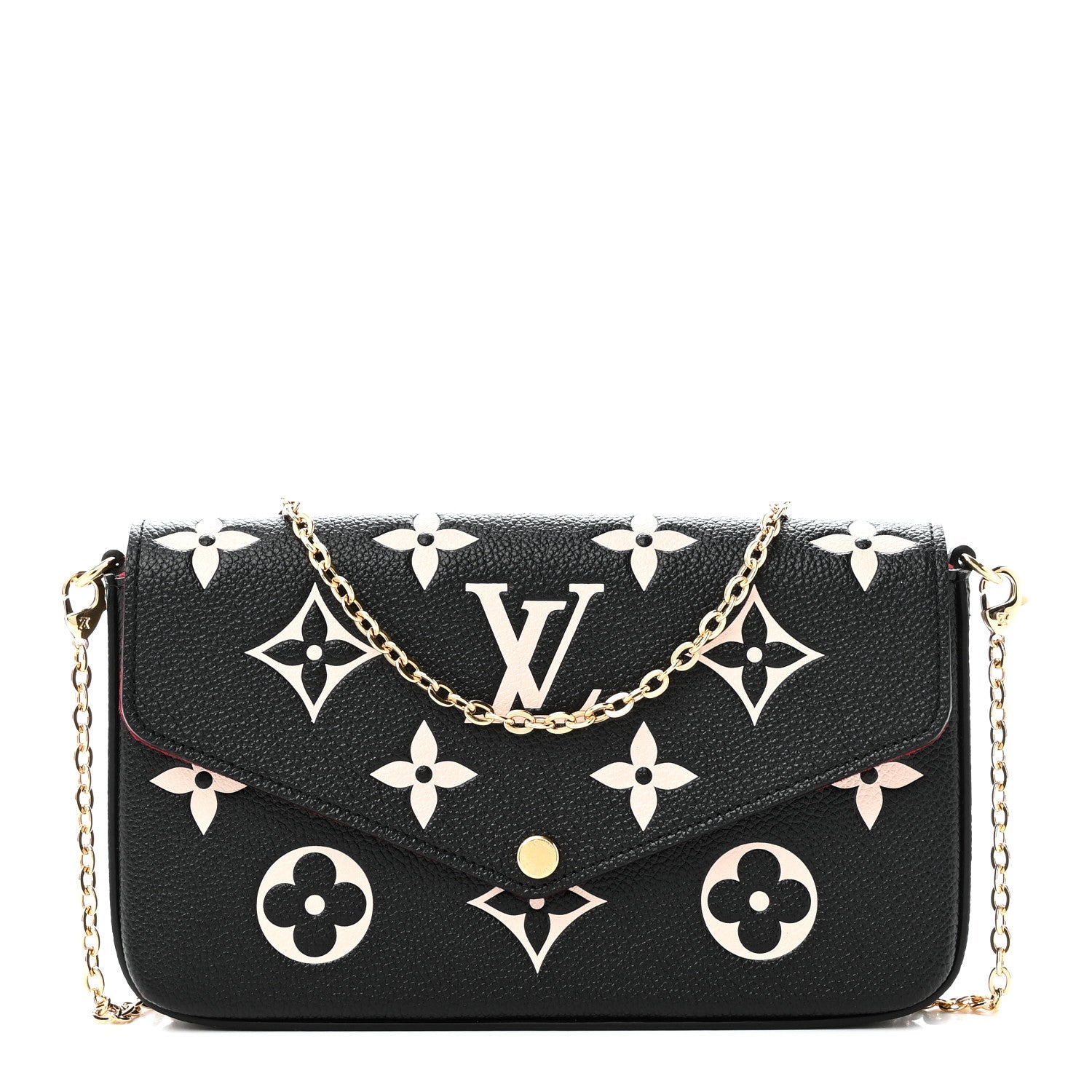 Empreinte Monogram Giant Felicie Pochette Black Beige