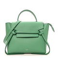 Grained Calfskin Micro Belt Bag Pop Green