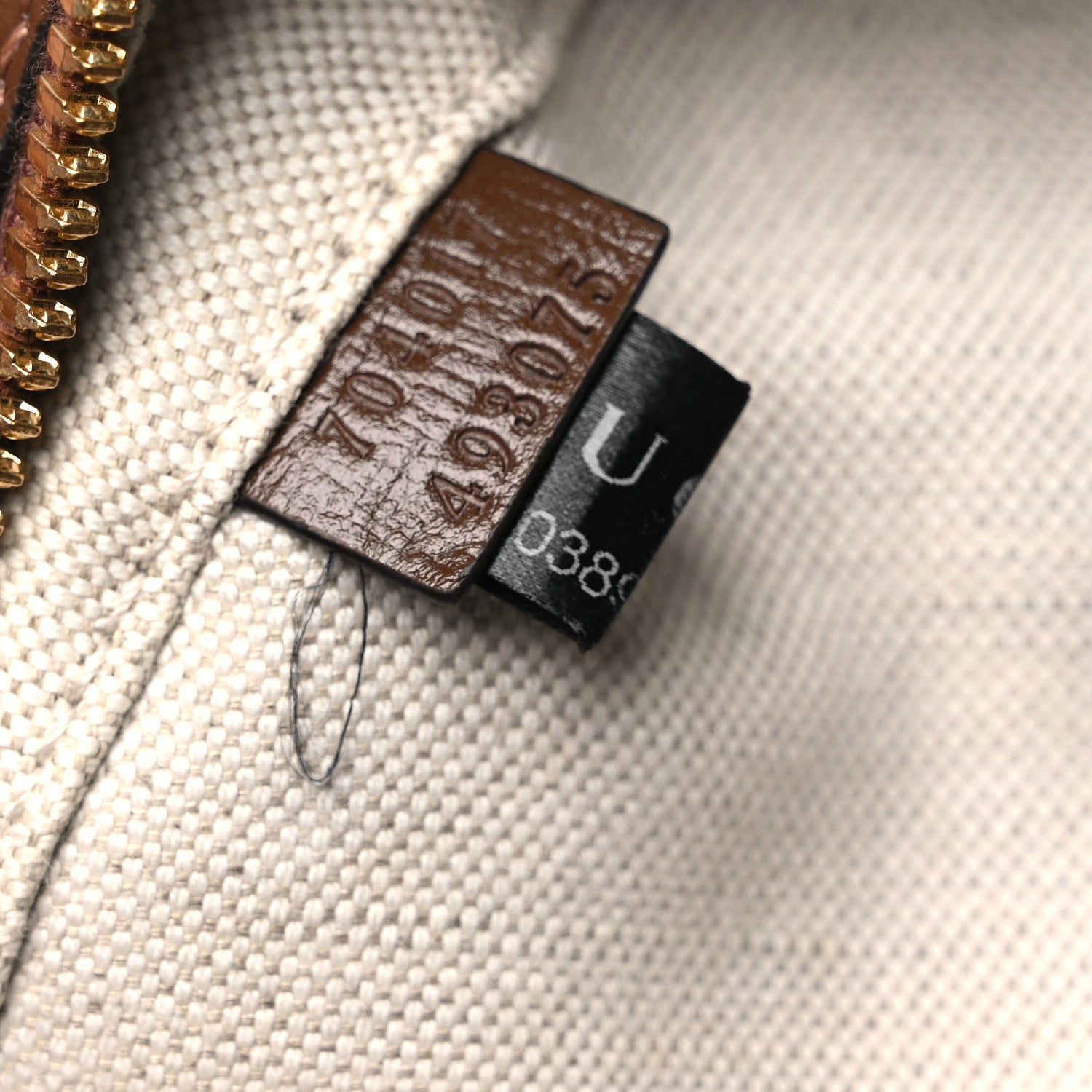 GG Supreme Monogram Textured Calfskin Retro Interlocking G Backpack Brown Beige