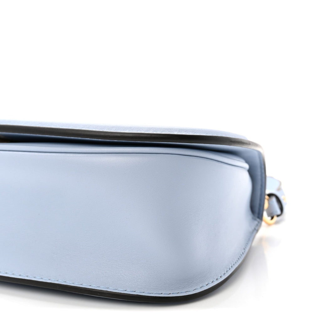 Roxy Calfskin Medium Blondie Top Handle Bag Cloudy Blue