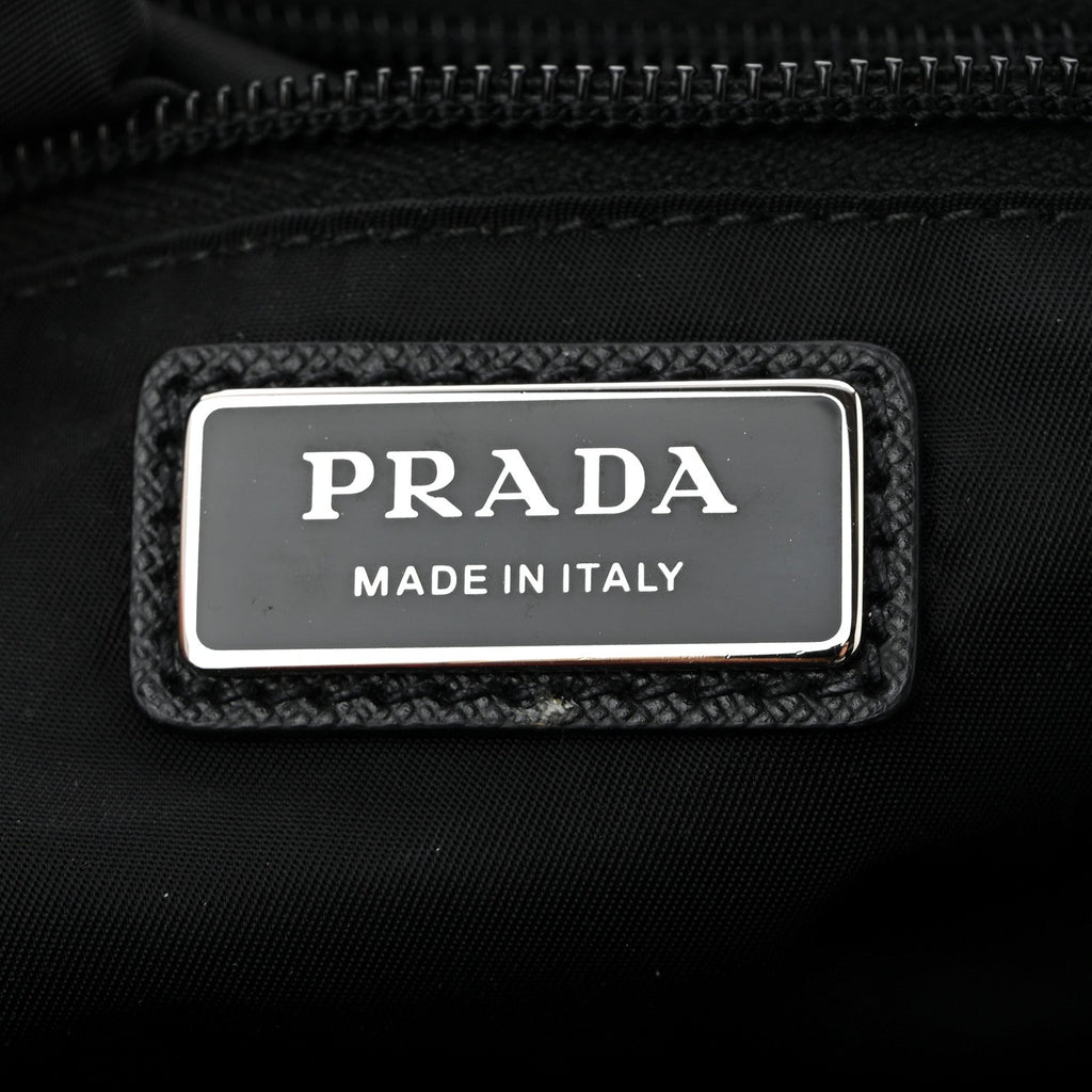 Re-Nylon Saffiano Belt Bag Black