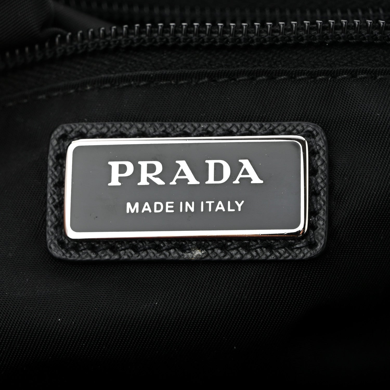 Re-Nylon Saffiano Belt Bag Black