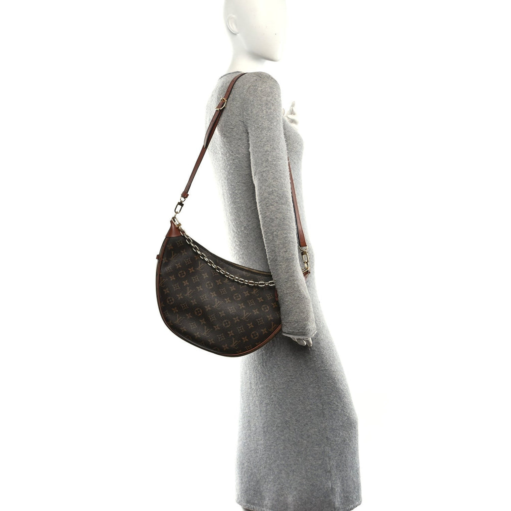 Reverse Monogram Loop Hobo