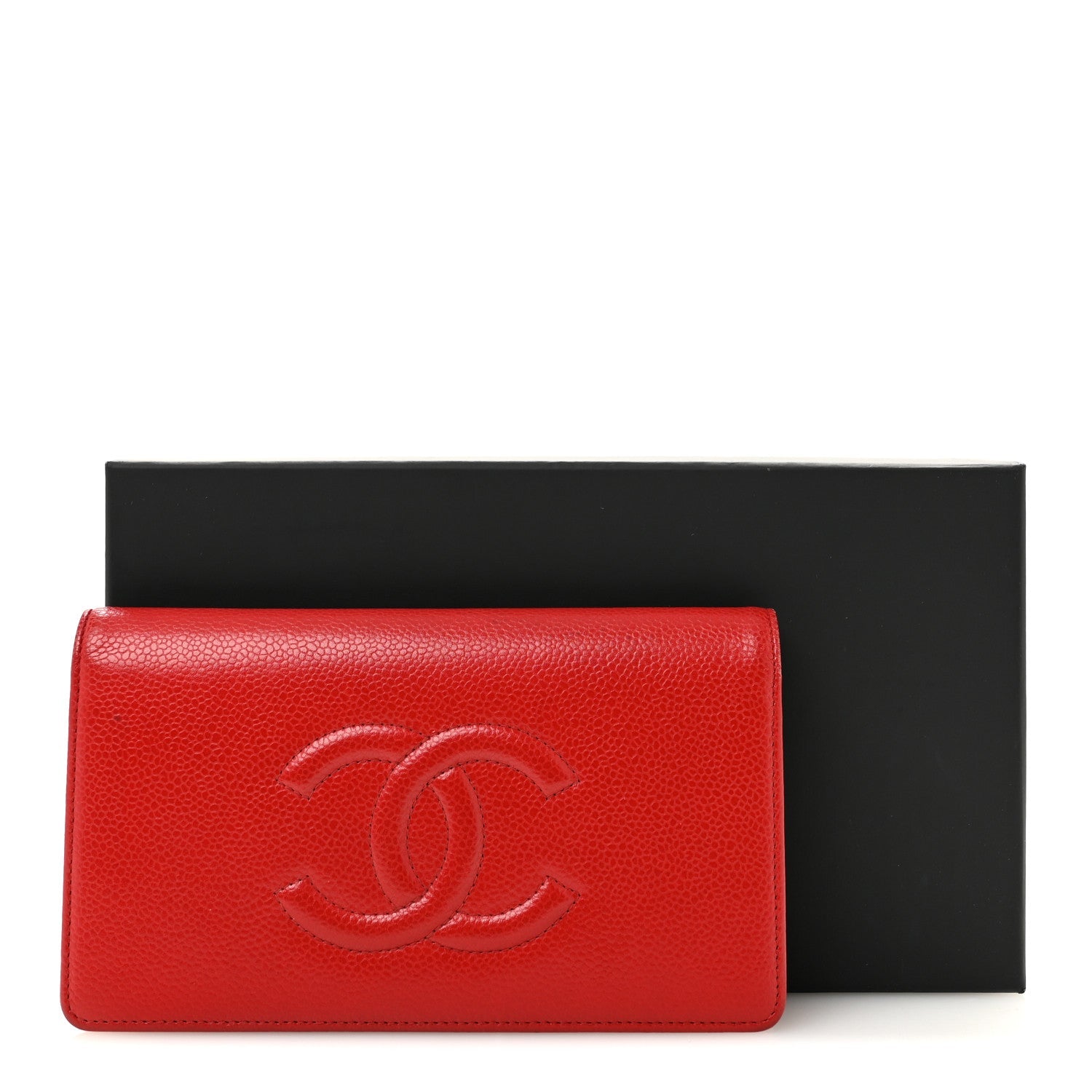Caviar Timeless CC Yen Wallet Red