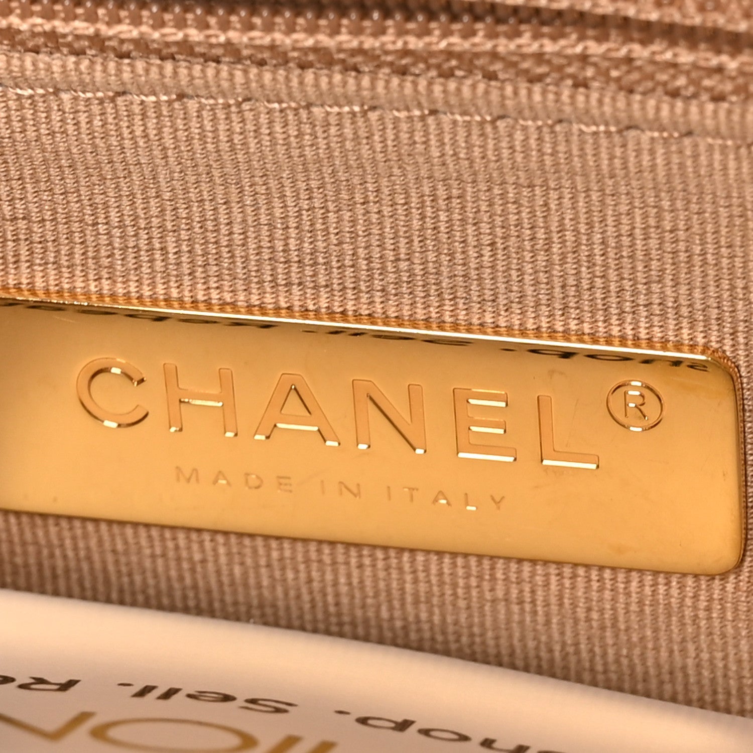 Lambskin Quilted Large Chanel 19 Flap Beige