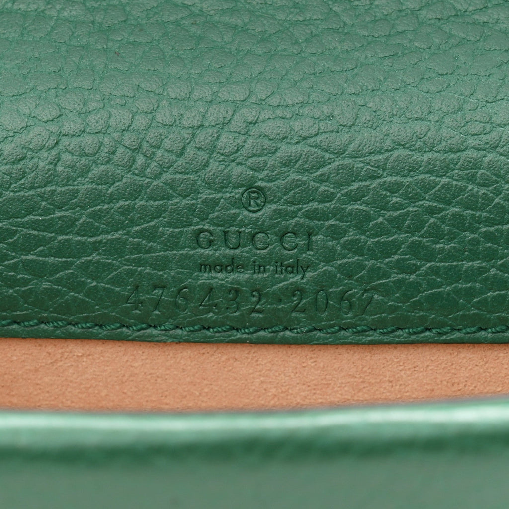 Calfskin Super Mini Dionysus Shoulder Bag Emerald