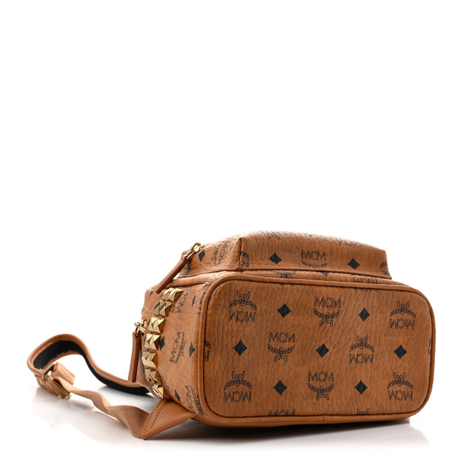 Visetos Side Stud Mini Stark Backpack Cognac