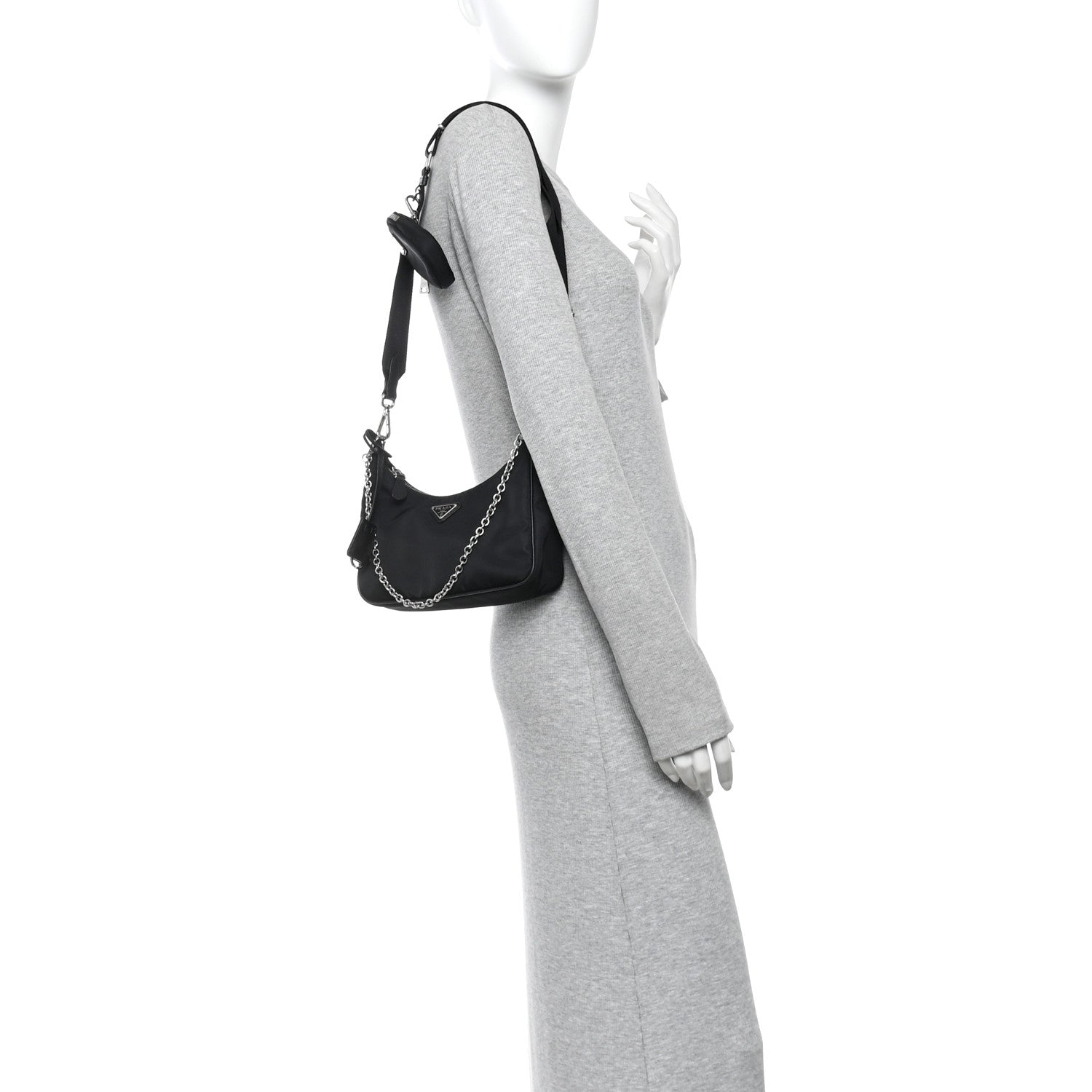 Nylon Re-Edition 2005 Shoulder Bag Black