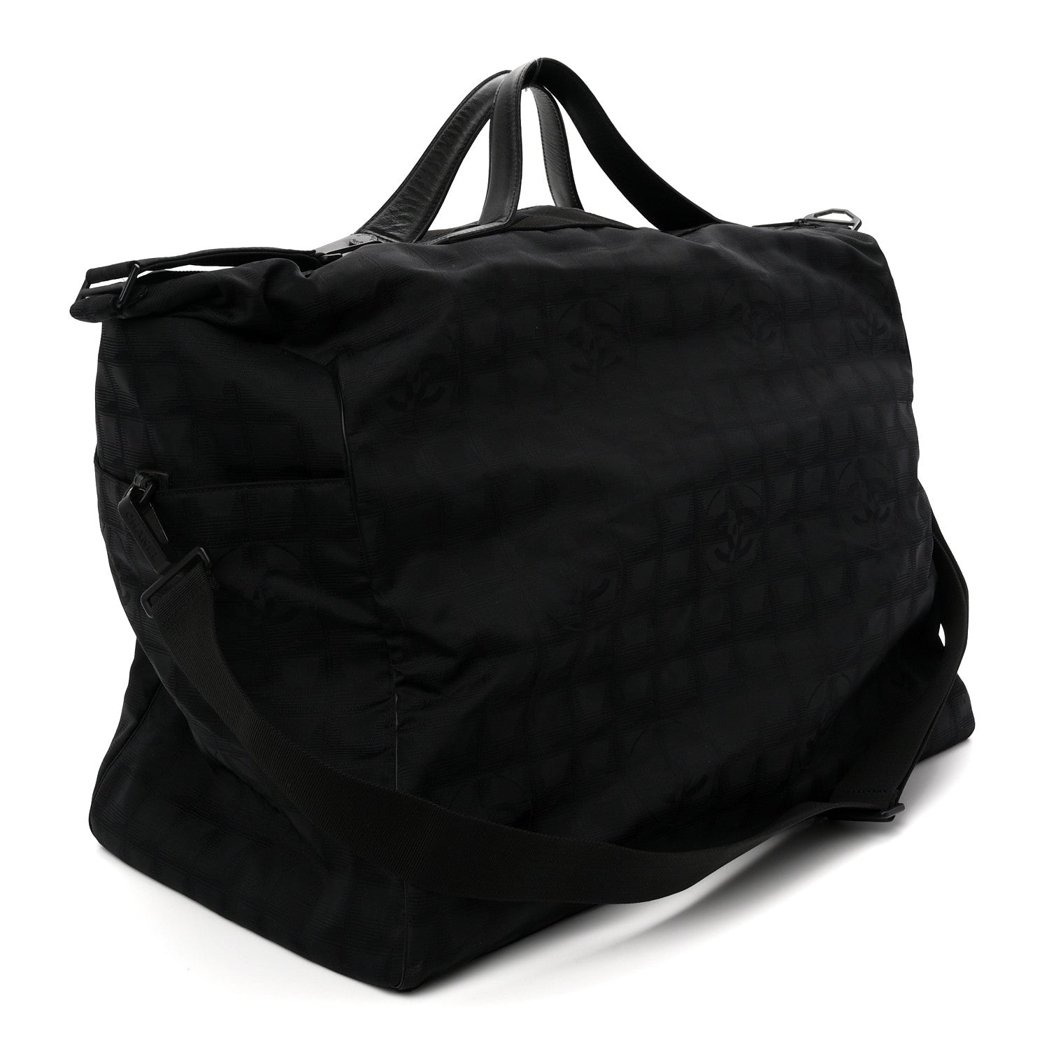 Nylon Travel Duffle Black