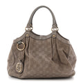 Guccissima Medium Sukey Tote Taupe