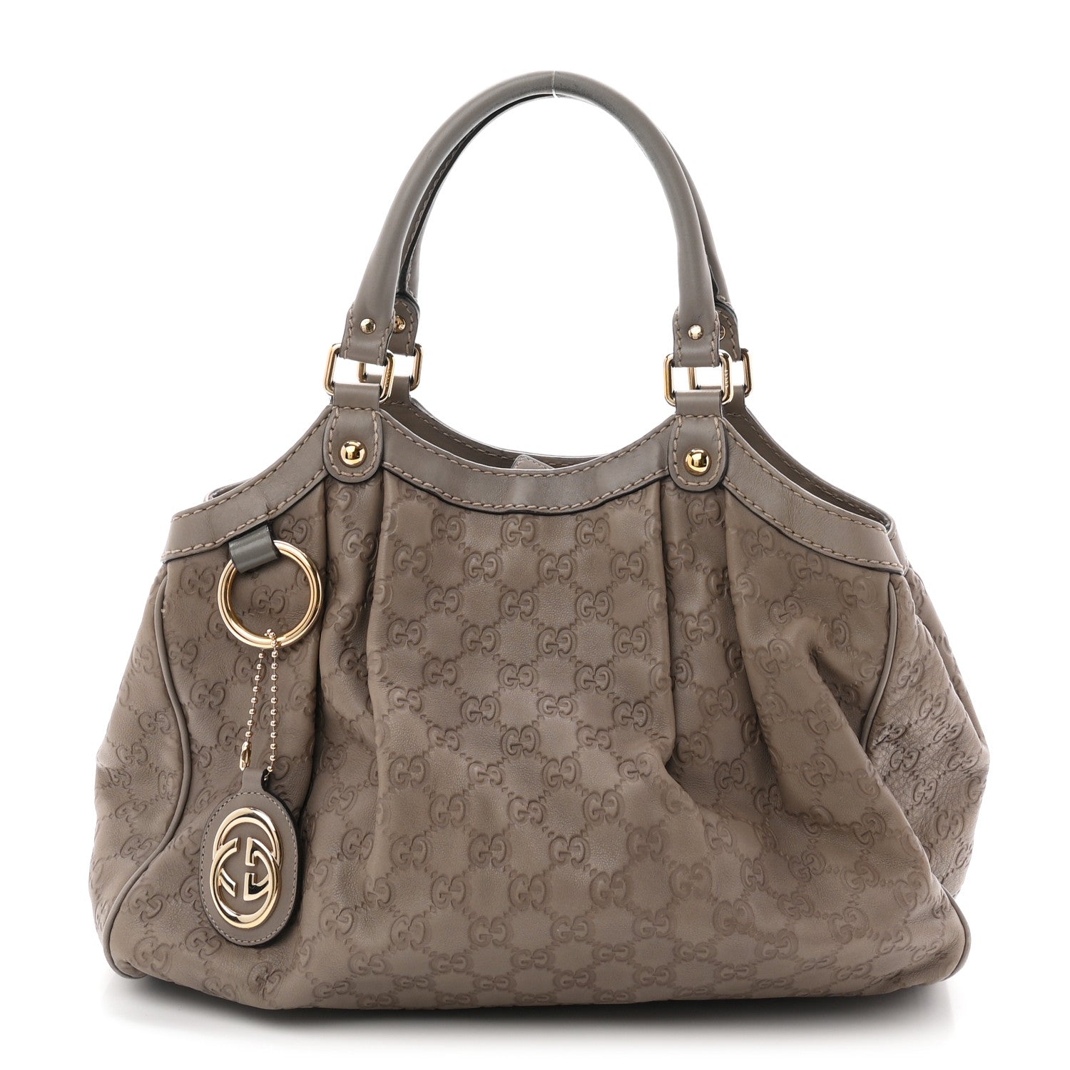 Guccissima Medium Sukey Tote Taupe
