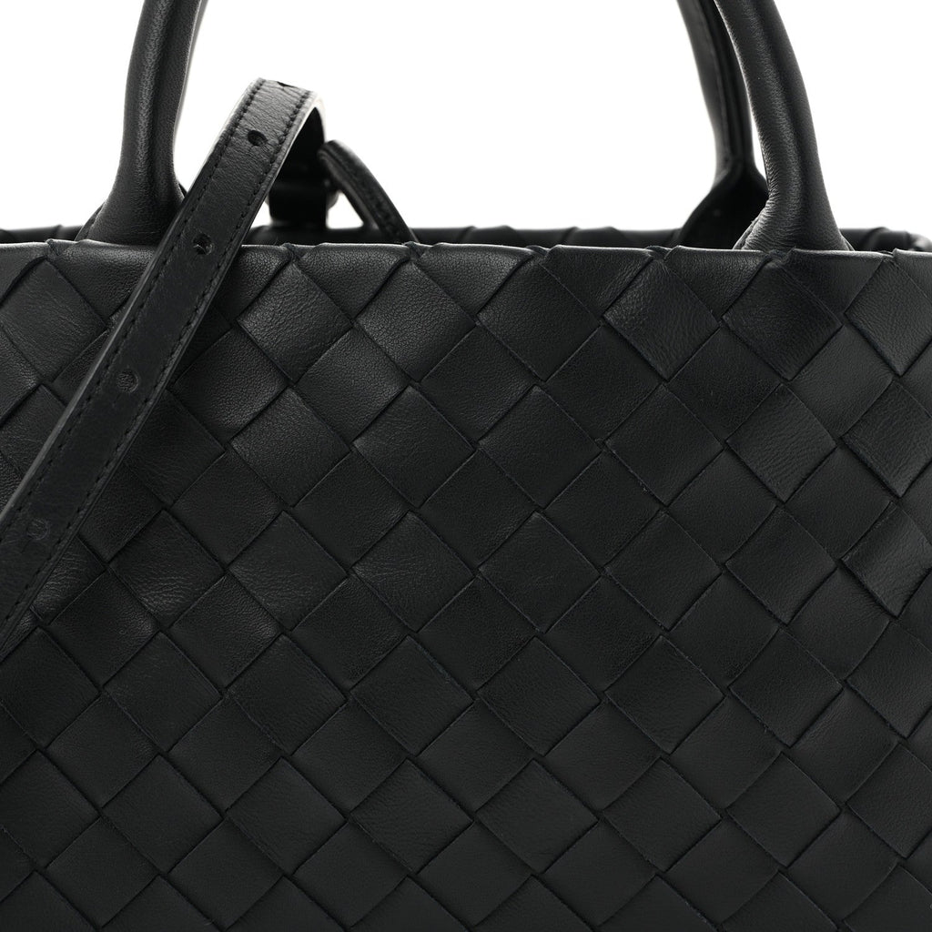Nappa Intrecciato Small Tote Black