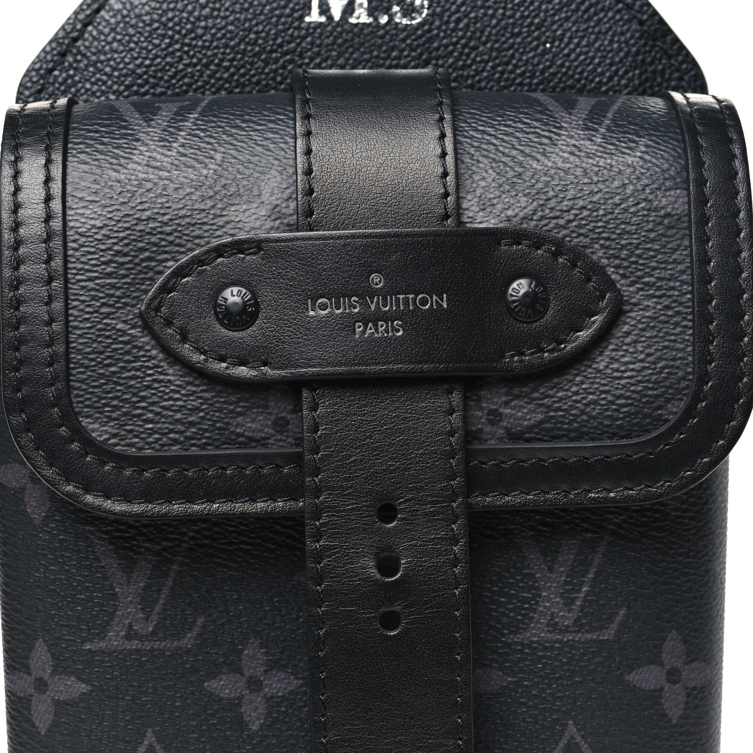 Monogram Eclipse Saumur Slingbag Black