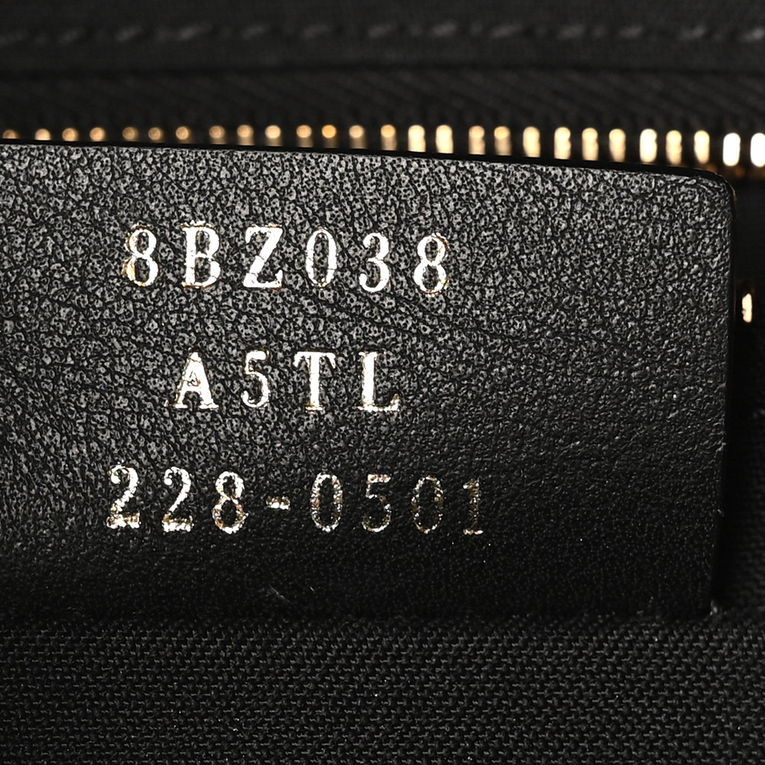 Vitello Bi-Color FF 1974 Embossed Mini Backpack Maya Black