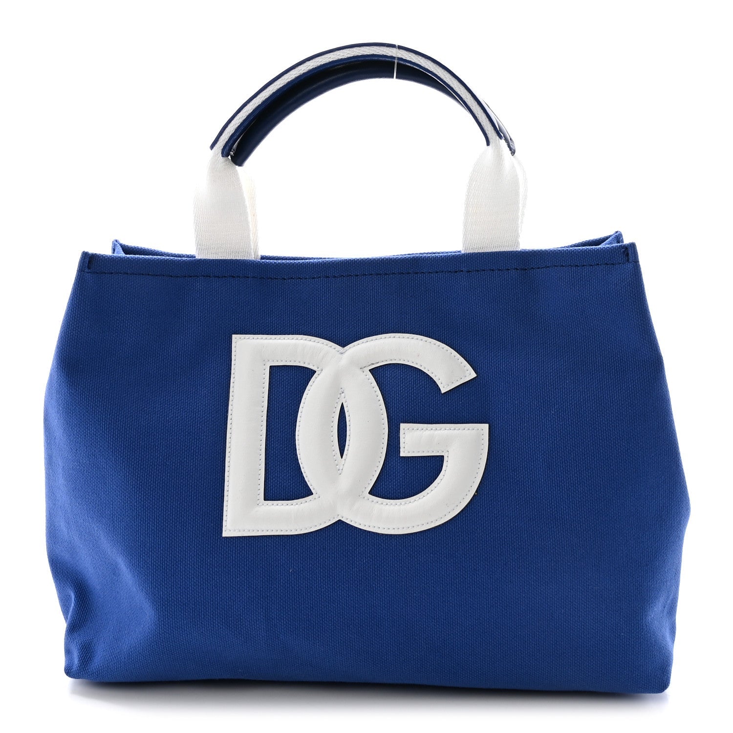 Canvas Mini DG Logo Shopper Tote Bluette
