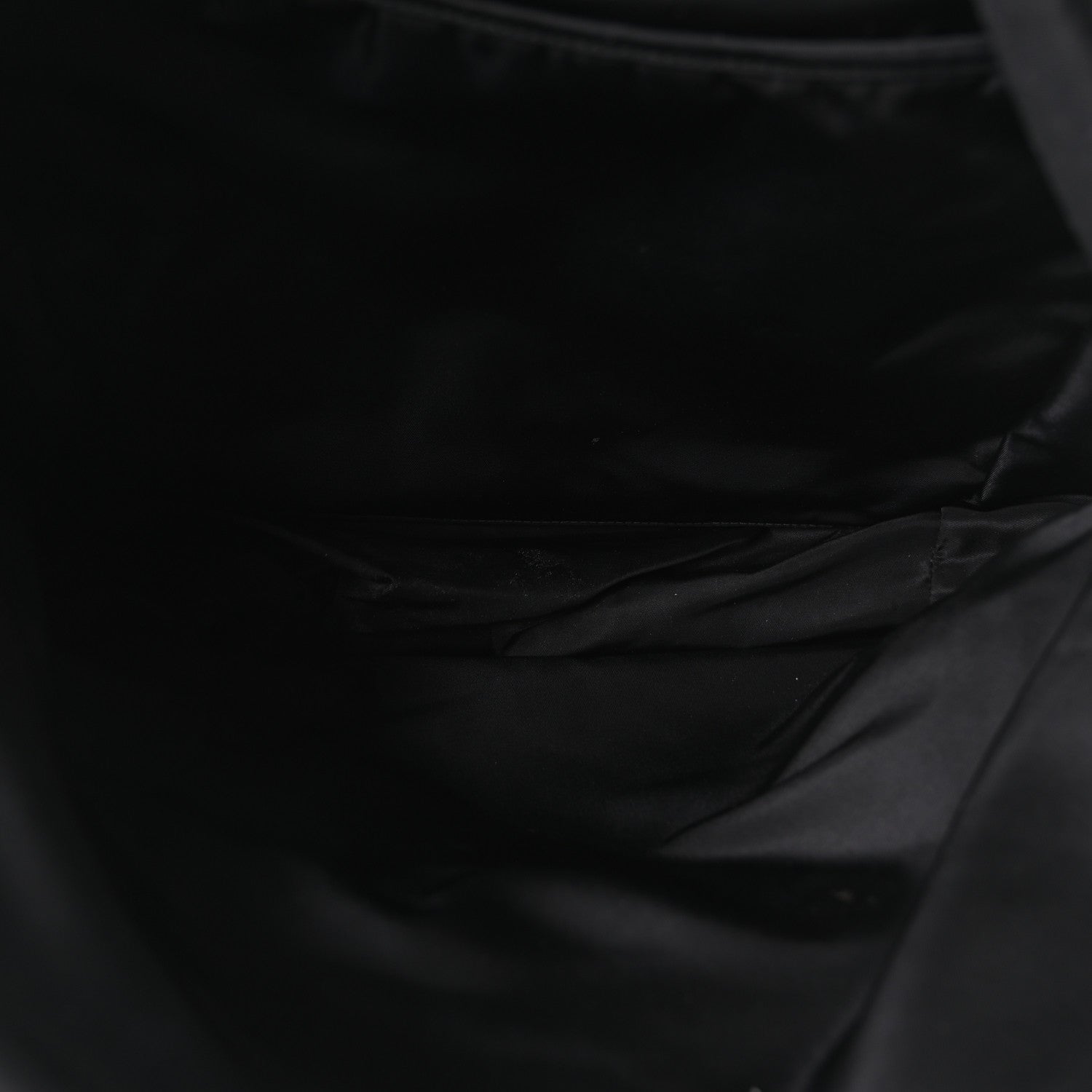 Tessuto Nylon Zip Backpack Black