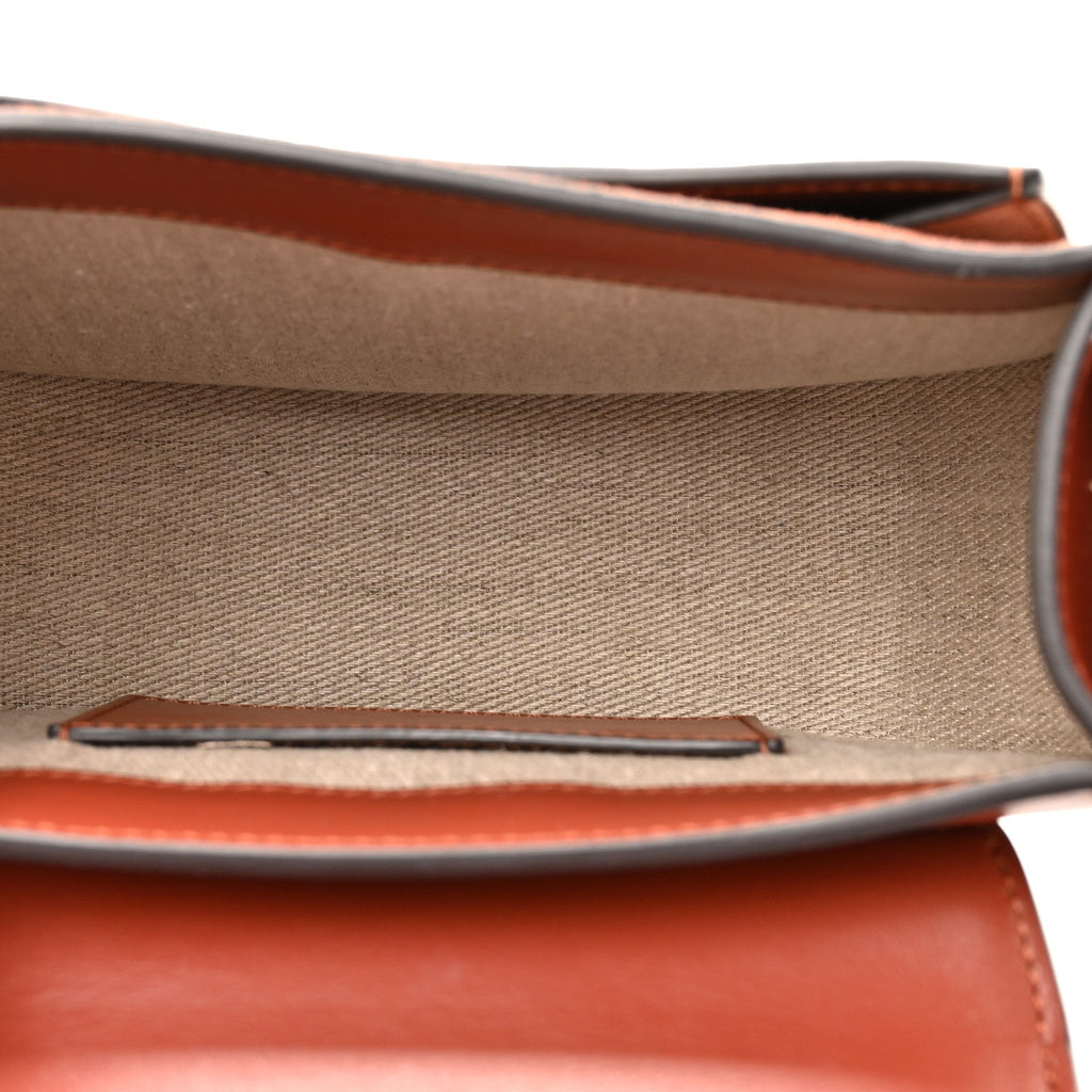 Calfskin Suede Small Tess Bag Sepia Brown
