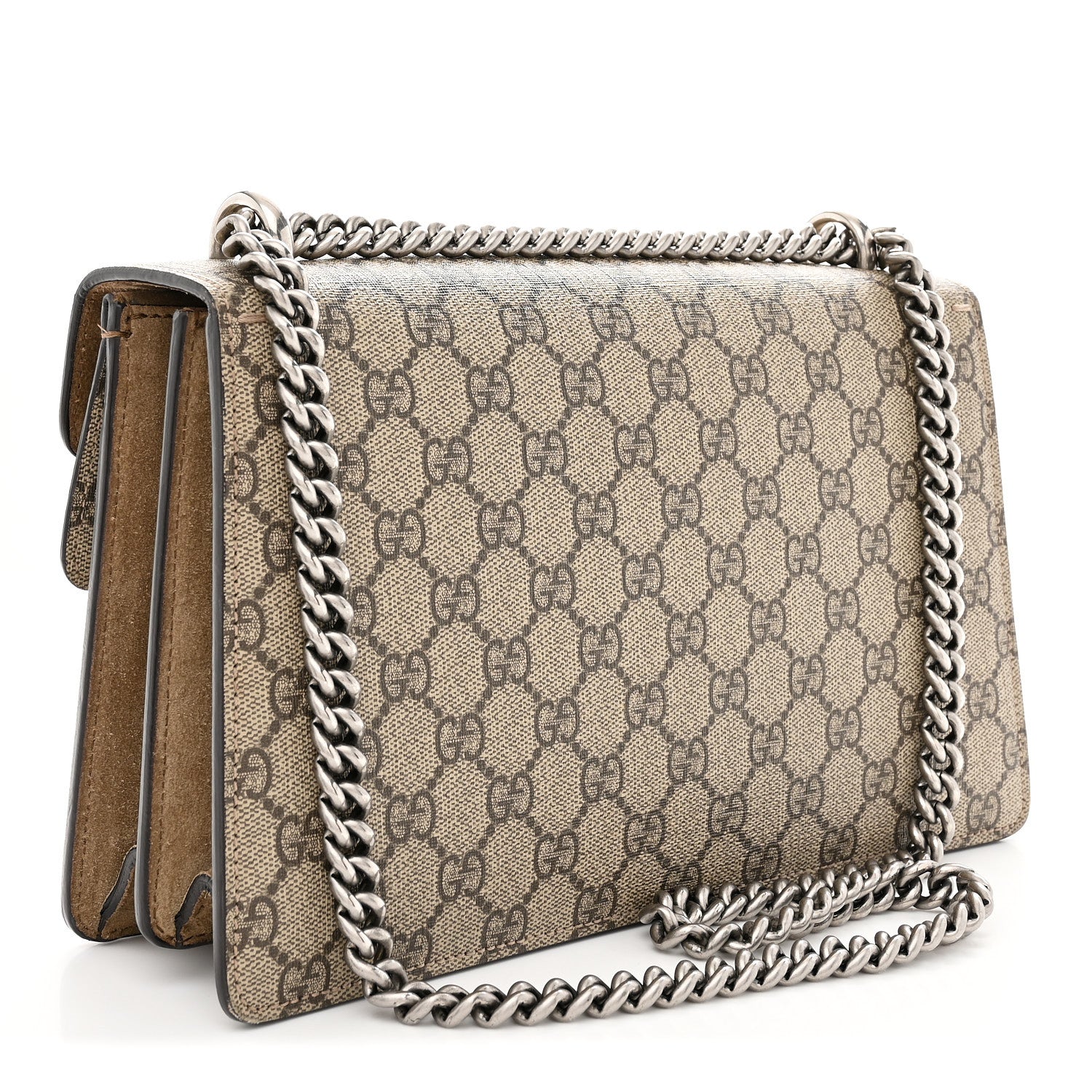 GG Supreme Monogram Small Dionysus Shoulder Bag Taupe