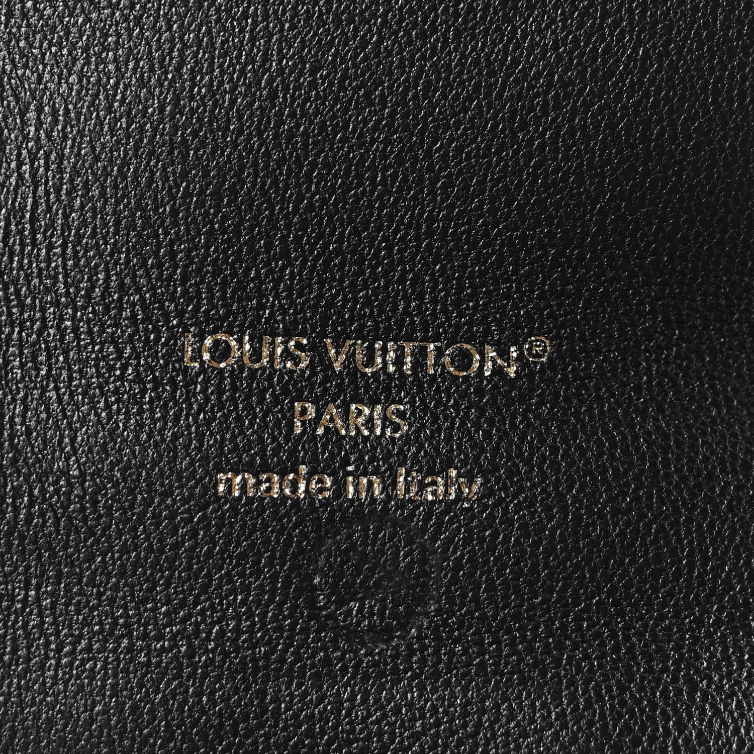 Lambskin Embossed Monogram Coussin PM Backpack Black