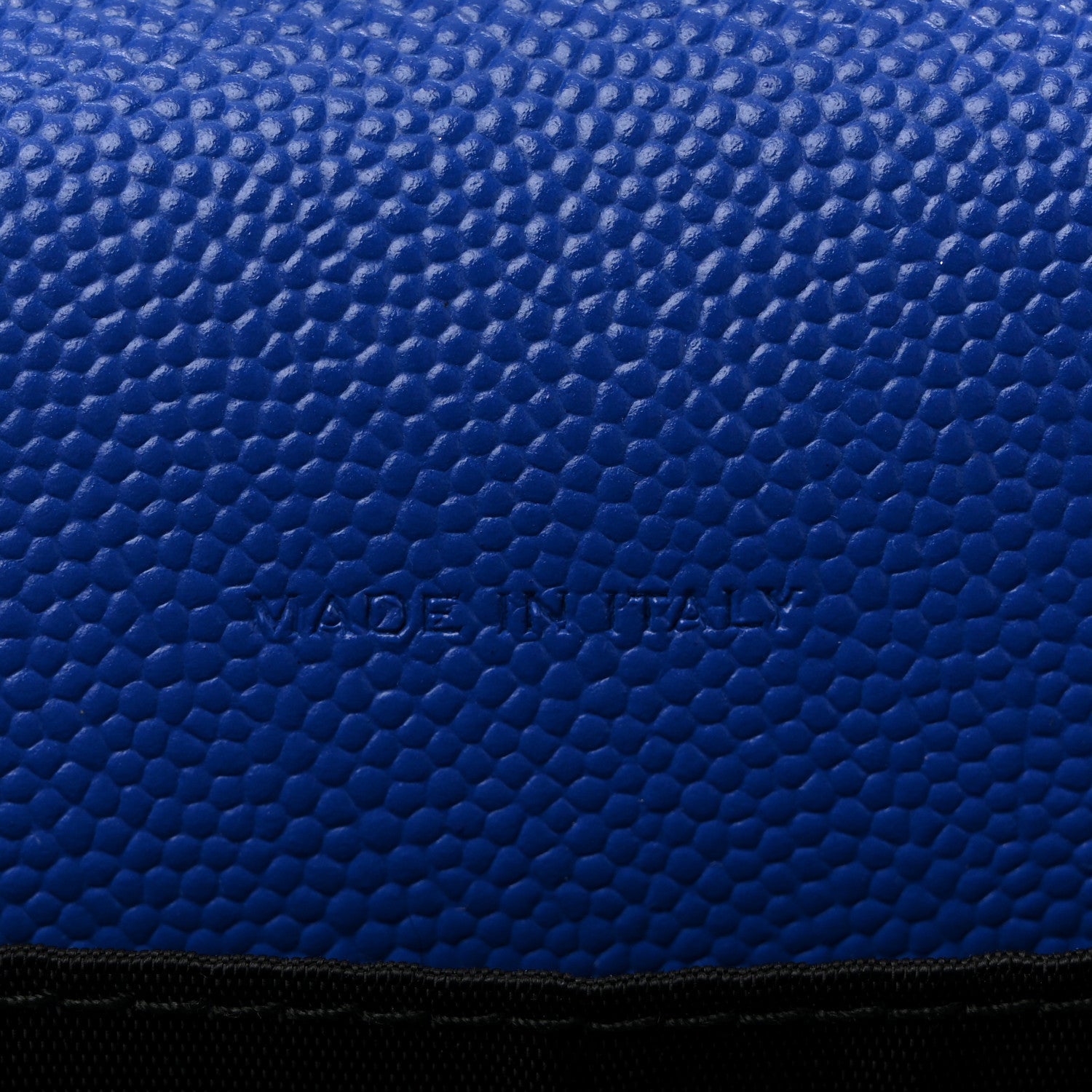 Grain De Poudre Matelasse Chevron Monogram Envelope Chain Wallet Blue Majorelle