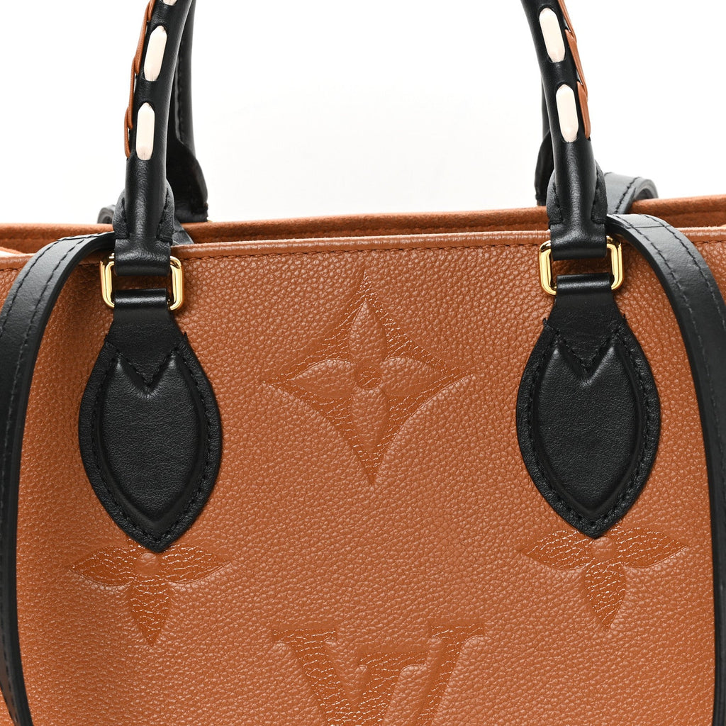 Empreinte Monogram Giant Wild At Heart Onthego MM Caramel